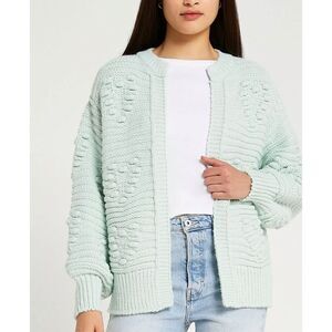 River Island Embroidered Heart Cardigan